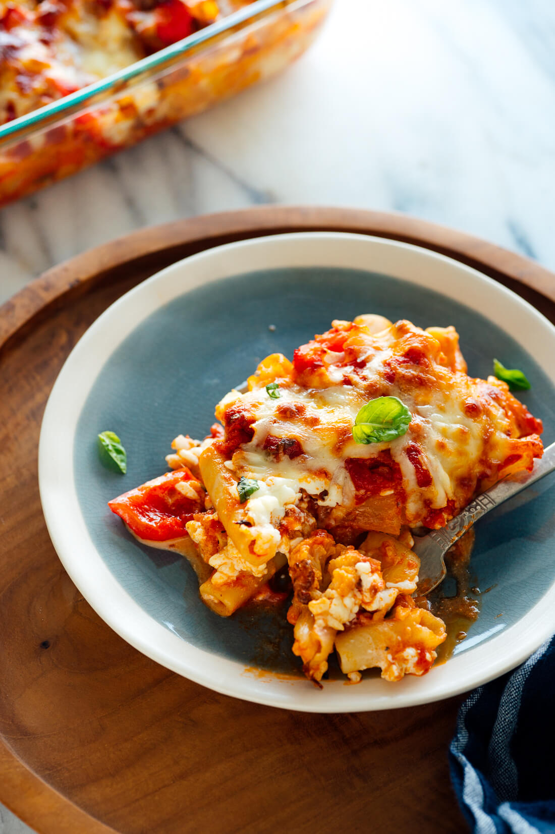 Baked Ziti with Roasted Vegetables - Body By Vee